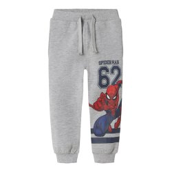 Name It Sweatpants Mini Adam Spiderman Grey Melange