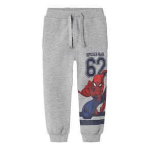 Name It Sweatpants Mini Adam Spiderman Grey Melange