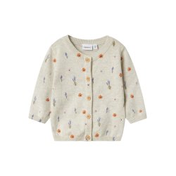 Name It Cardigan LS Strik Baby Ohio Peyote Melange