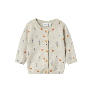 Name It Cardigan LS Strik Baby Ohio Peyote Melange