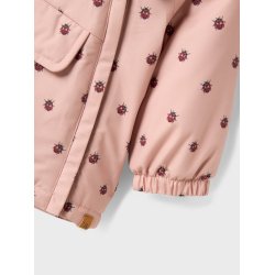 Lil' Atelier Vinterjakke Baby Snow05 Mariehne AOP Misty Rose