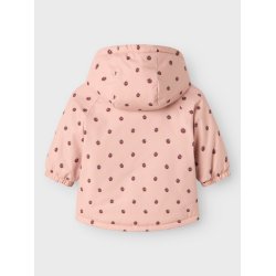 Lil' Atelier Vinterjakke Baby Snow05 Mariehne AOP Misty Rose