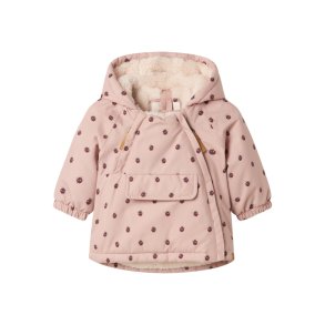 Lil' Atelier Vinterjakke Baby Snow05 Mariehne AOP Misty Rose