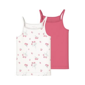 Name It Undertrjer 2-pak Strap Top Raspberry Cloud Dancer