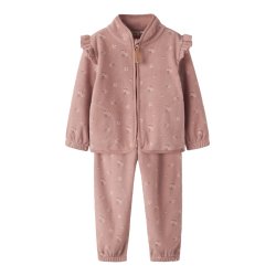 Lil' Atelier Fleece St Mini Laspektra AOP Misty Rose