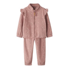 Lil' Atelier Fleece St Mini Laspektra AOP Misty Rose
