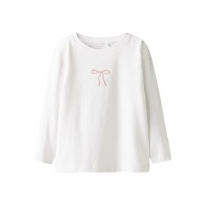 Name It T-shirt Mini LS Rosita Bright White