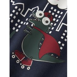 Name It Sweatshirt LS Mini Olin Gurli Gris Navy Blazer