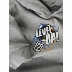 Name It Httetrje Hoodie Kids LS Niles Fifa-E Grey Melange