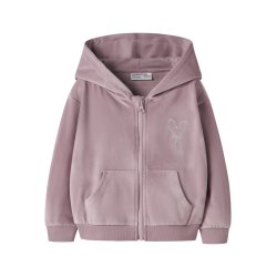 Name It Cardigan Mini LS Selour Velour Keepsake Lilac