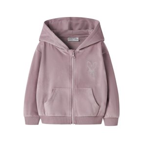 Name It Cardigan Mini LS Selour Velour Keepsake Lilac