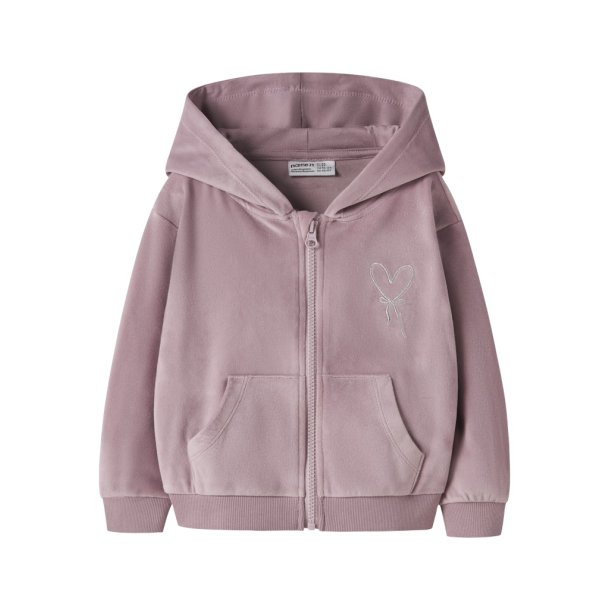 Name It Cardigan Mini LS Selour Velour Keepsake Lilac