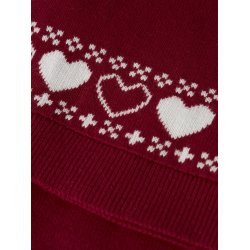 Name It Nissehue Strik Rismas Hjerter Jester Red