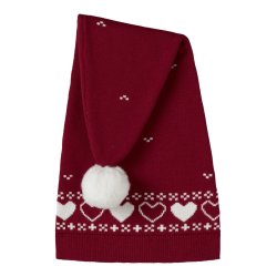 Name It Nissehue Strik Rismas Hjerter Jester Red