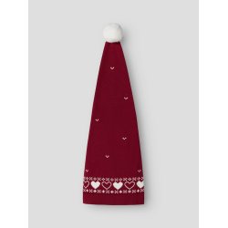 Name It Nissehue Strik Rismas Hjerter Jester Red