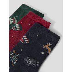 Name It Sokker Mini 3-pak Vismas Jester Red