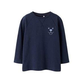 Name It T-shirt LS Mini Robbi Navy Blazer