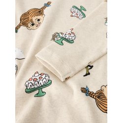 Name It Bluse Mini LS Soca Pippi Langstrmpe Peyote Melange