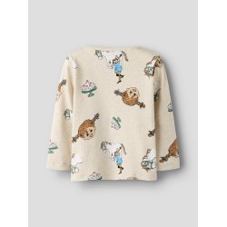 Name It Bluse Mini LS Soca Pippi Langstrmpe Peyote Melange