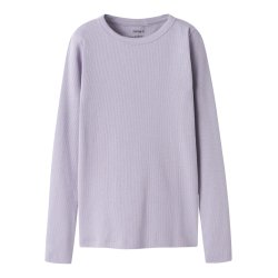 Name It Top Kids LS Nakal Lavender Gray