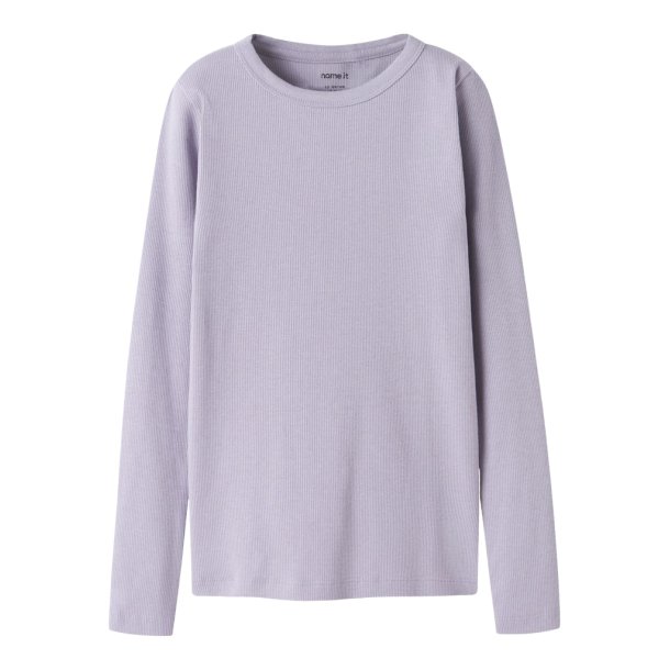 Name It Top Kids LS Nakal Lavender Gray