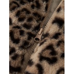 Name It Pelsjakke Kids Mila Faux Fur Humus