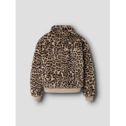 Name It Pelsjakke Kids Mila Faux Fur Humus