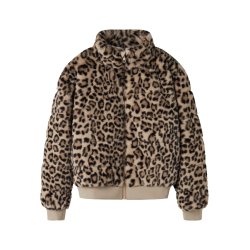Name It Pelsjakke Kids Mila Faux Fur Humus
