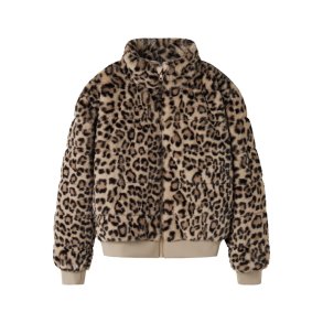 Name It Pelsjakke Kids Mila Faux Fur Humus
