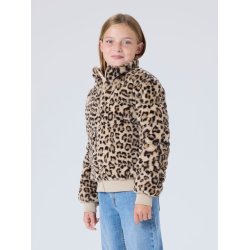 Name It Pelsjakke Kids Mila Faux Fur Humus