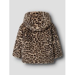 Name It Pelsjakke Mini Mila Faux Fur Humus