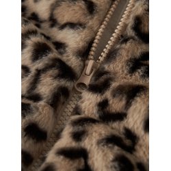 Name It Pelsjakke Mini Mila Faux Fur Humus