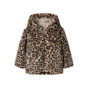 Name It Pelsjakke Mini Mila Faux Fur Humus