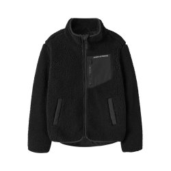 Name It Fleece Jakke Kids Mattia Sherpa Black