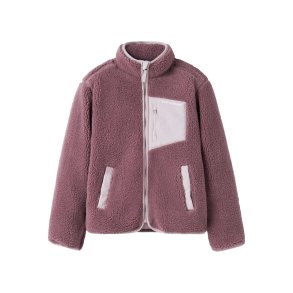 Name It Fleece Jakke Kids Mattia Sherpa Wishful Mauve