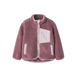 Name It Fleece Jakke Mini Mattia Sherpa PB1 Wishful Mauve