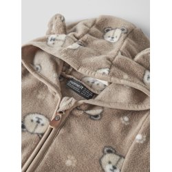 Name It Heldragt Baby Fleece Meeko AOP Silver Mink