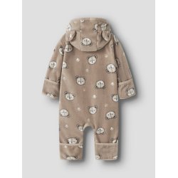 Name It Heldragt Baby Fleece Meeko AOP Silver Mink