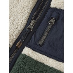 Name It Teddy Jakke Mini Macey Block Jungle Green