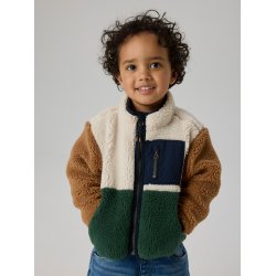 Name It Teddy Jakke Mini Macey Block Jungle Green