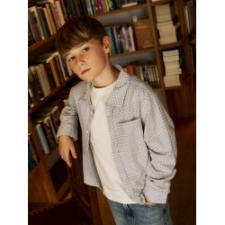 Name It Skjorte Kids LS Kristian Overshirt Ashley Blue