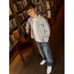 Name It Skjorte Kids LS Kristian Overshirt Ashley Blue