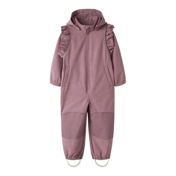 Name It Softshell Heldragt Mini Alfa08 Foil Wishful Mauve