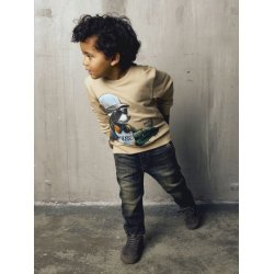 Name It Sweatshirt LS Mini Nathaniel Sesame