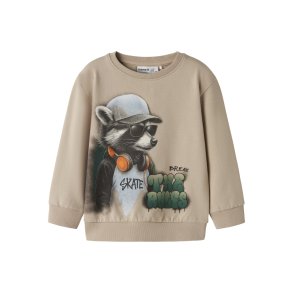 Name It Sweatshirt LS Mini Nathaniel Sesame