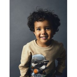 Name It Sweatshirt LS Mini Nathaniel Sesame