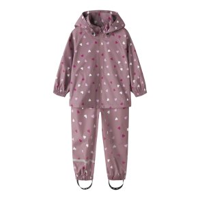 Name It Regnt�j Mini Drain05 Set AOP Wishful Mauve