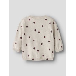 Name It Cardigan Baby LS Strik Kikki Peyote Melange