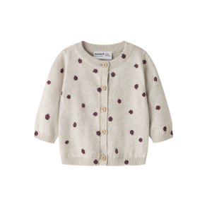Name It Cardigan Baby LS Strik Kikki Peyote Melange