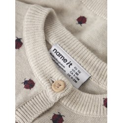 Name It Cardigan Baby LS Strik Kikki Peyote Melange